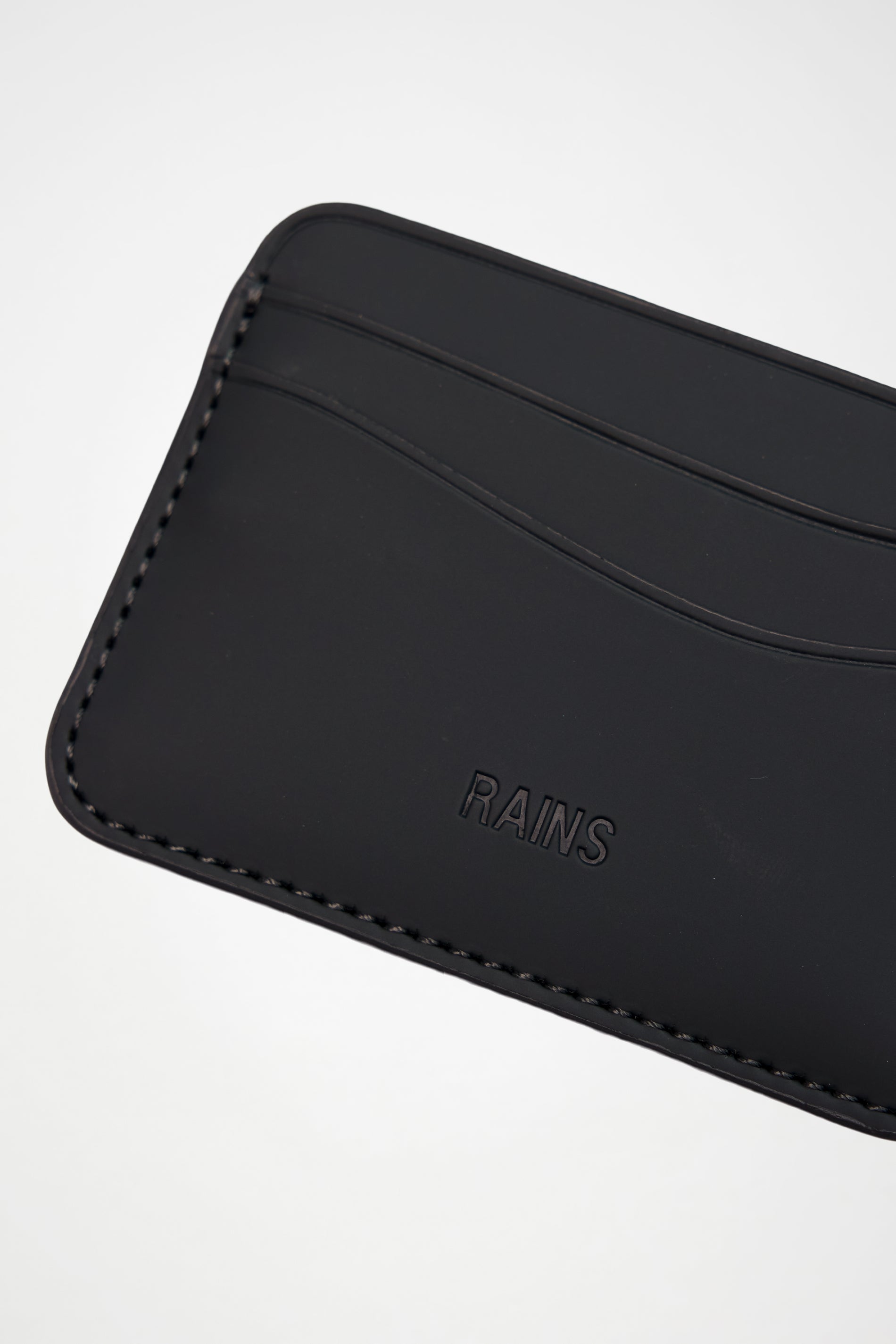 RAINS Cardholder Black Wallet