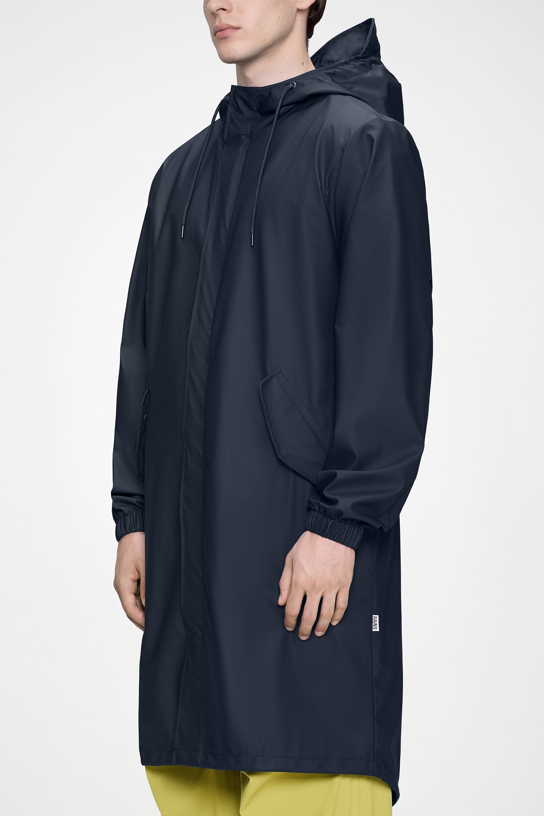 RAINS Fishtail Parka Navy Jacket