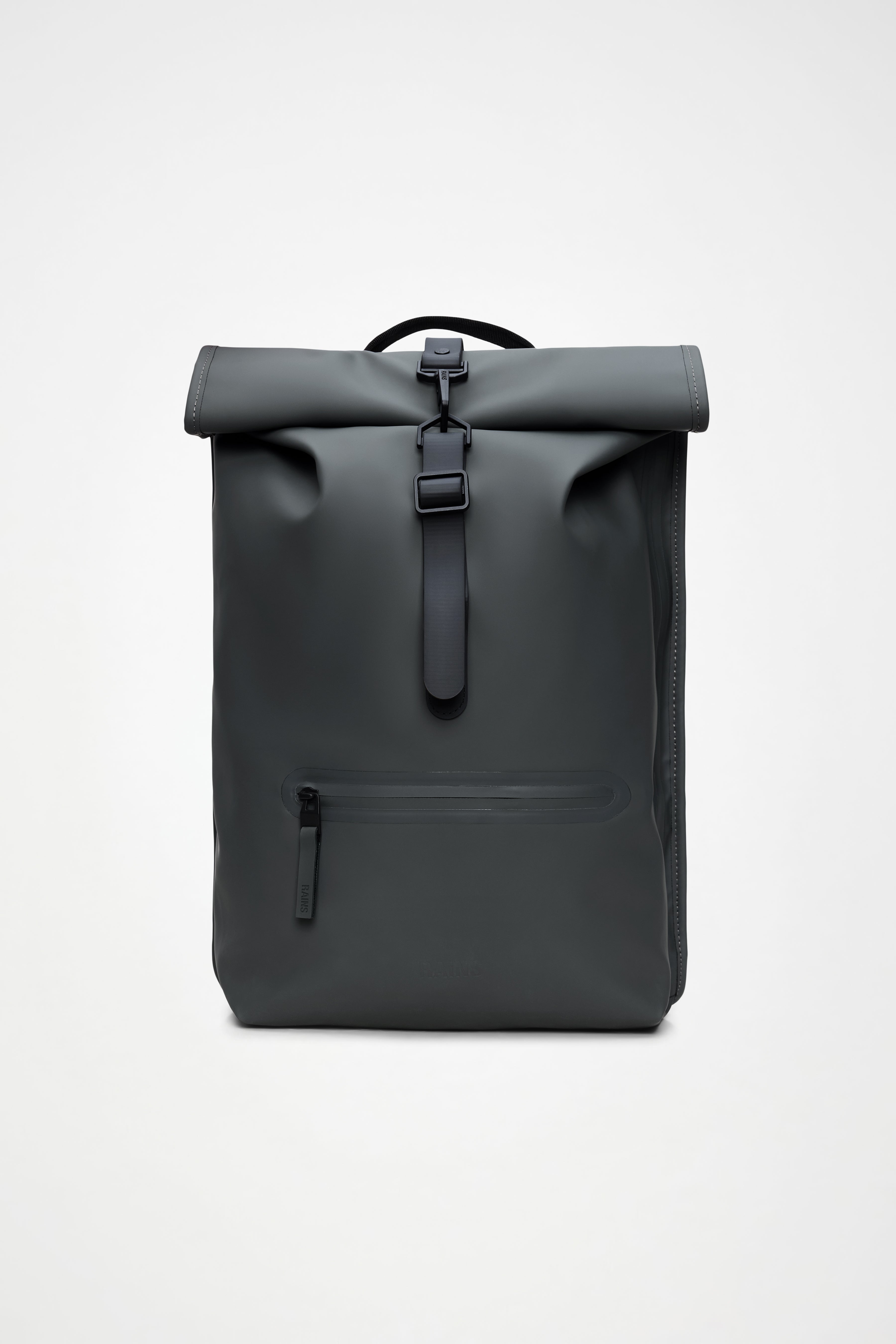 RAINS Rolltop Rucksack Dark Grey 19L H48 x D11 x W32 cm Backpack