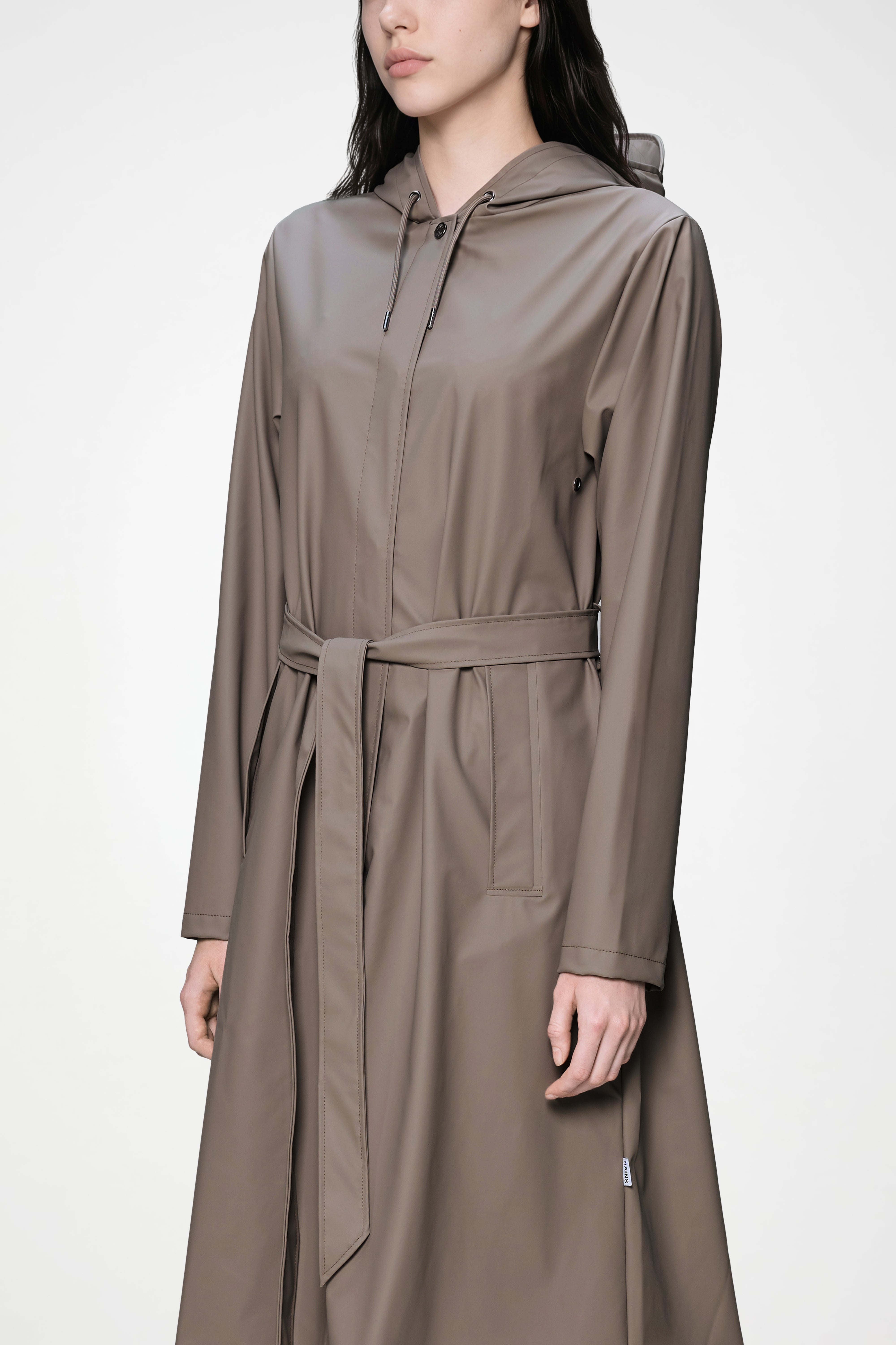 RAINS A-Line Longer W Jacket Cinder Jacket