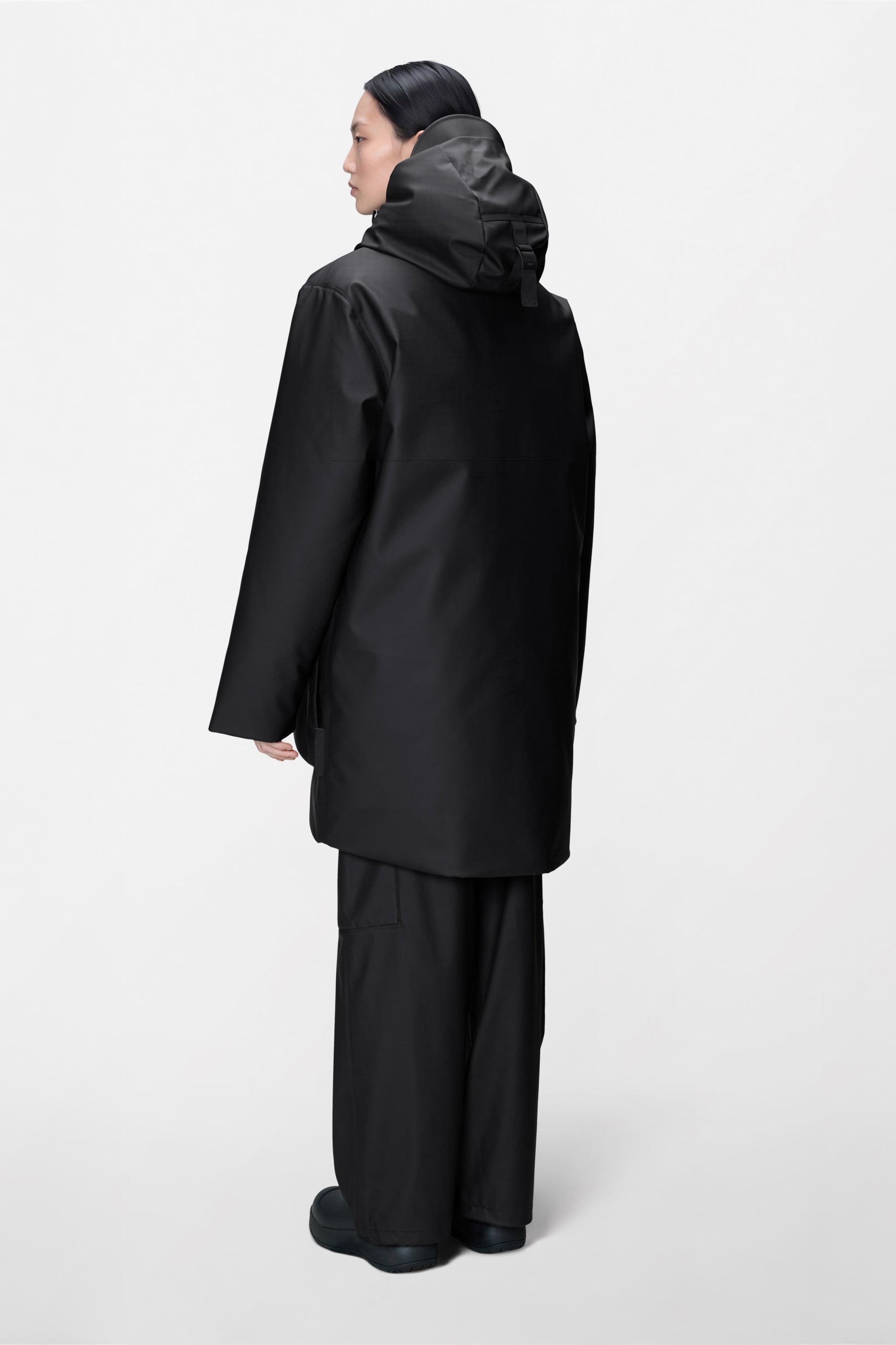 RAINS Novi Arctic Parka Black Jacket