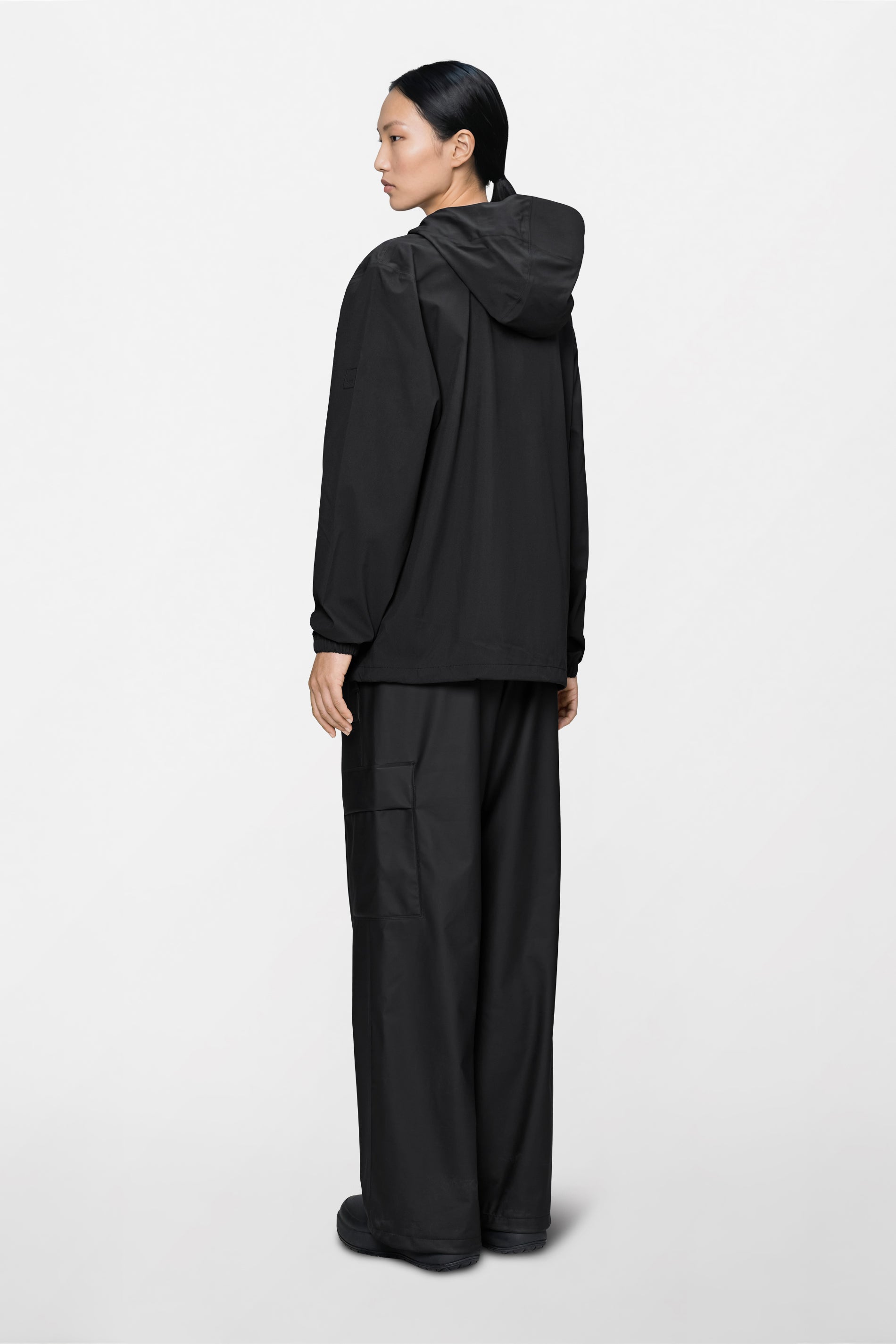 RAINS Suva Hardshell Pocket Jacket Black Jacket